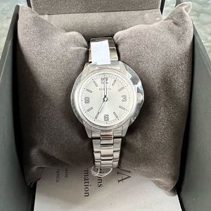 Bulova Silver Tone Silver Dial Women’s Dress Watch